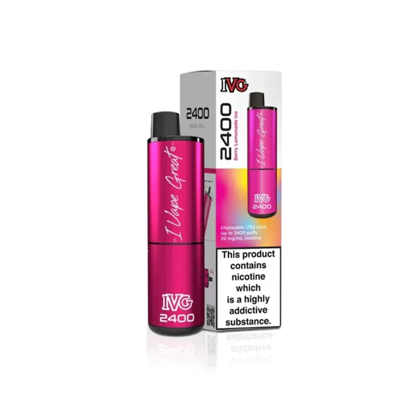 IVG 2400 Prefilled Pod Vape Kit - Pineapple Ice - Image 2