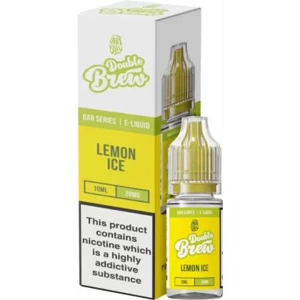 OHM BREW DOUBLE BREW LEMON ICE 10ML NIC SALT E-LIQUID - Strength#5MG>10MG>20MG