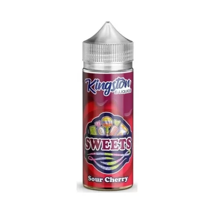 Sweet – Sour Cherry Kingston 100ml Nicotine Free 0mg E Liquid VAPE Juice