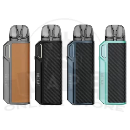 Lost Vape Thelema Elite S Vape Kit - Black Carbon, Light Lavender