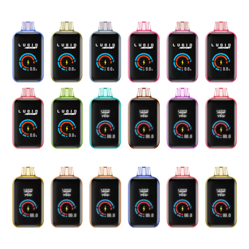LUCID BOOST x YOGI 20,123 Puff Disposable Device - 20,123 Puffs - Sweet Tobacco - Image 2