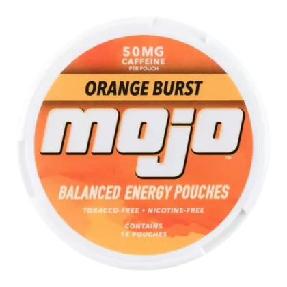 Orange Burst Mojo Balanced Energy Caffeine Pouches - Size#Single>5 Pack (ED7ADA)