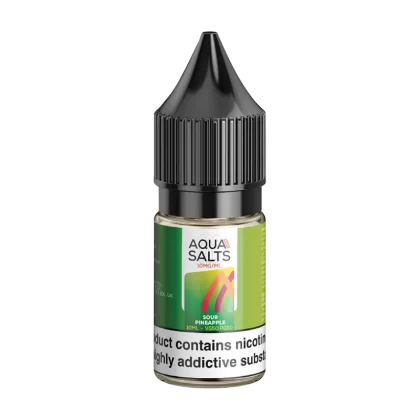 Sour Pineapple Nic Salt by Aqua Salts 10ml - Ecigwizard
