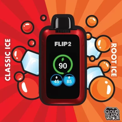 Flip 2 Disposable Vape – Classic Ice And Root Ice