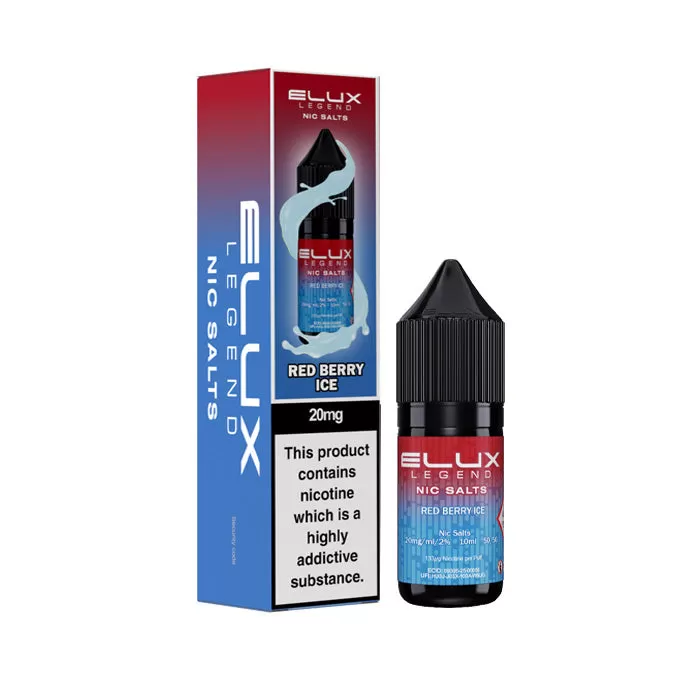 Red Berry Ice 10ml Nic Salt by Elux Legend - 10 mg - Medium Strength