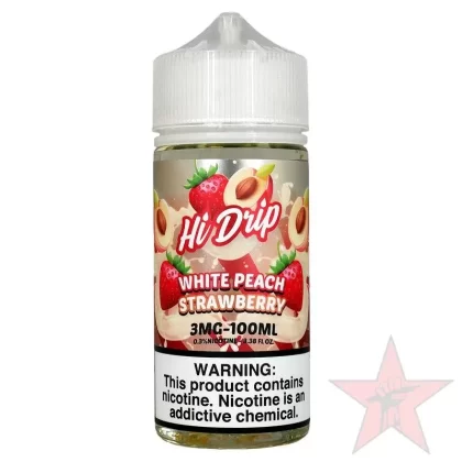 Hi-Drip – White Peach Strawberry – 100mL - Nicotine (mg)#3