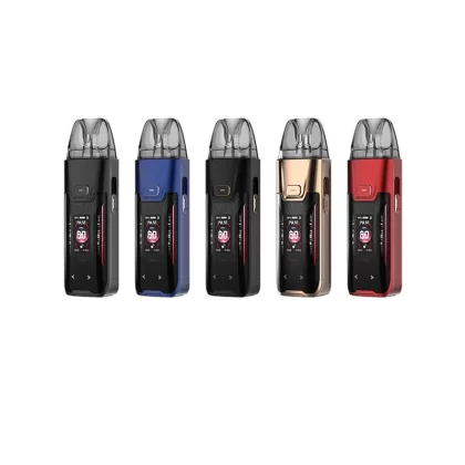 VAPORESSO LUXE XR MAX 2 POD KIT [CRC] - Color#Black>Blue>Dark Black Leather