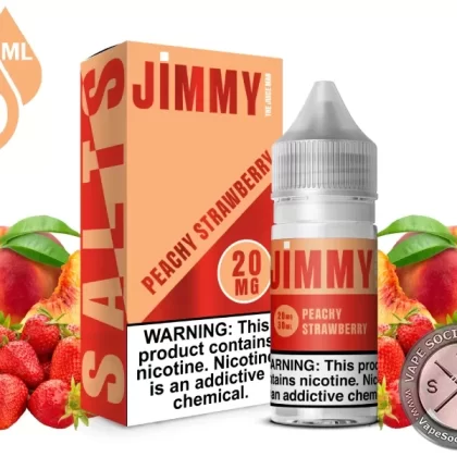 Peachy Strawberry Jimmy The Juice Man Salt 30ml