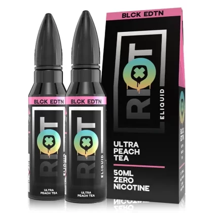 Ultra Peach Tea By Riot Squad BLCK EDTN Shortfill 2x50ml
