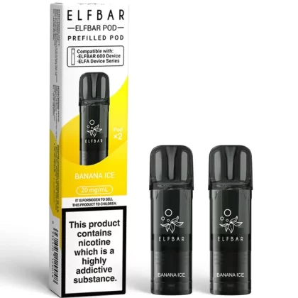 Banana Ice Elf Bar 600 Pods (x2) - 20mg (2%)
