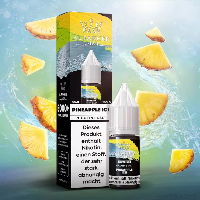 Al Fakher Liquid – Pineapple Ice - Vapebazar