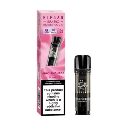 Elf Bar Elfa Pro Pink Lemonade Replacement Disposable Pods 20MG 2ML – 2 Pack