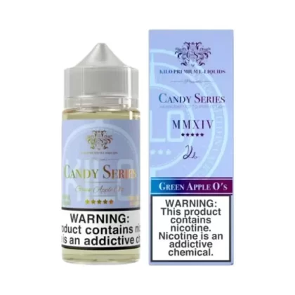 Green Apple O’s E-Liquid by Kilo Candy Series - Size#100ml~Nicotine#3MG>6MG