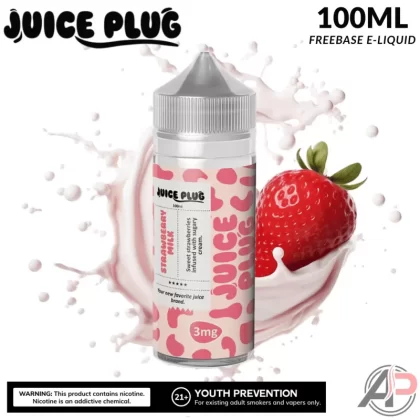 Juice Plug Strawberry Milk E-Liquid 100mL