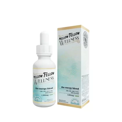 Mellow Fellow Wellness Tincture – Energy Blend 1500mg Mint