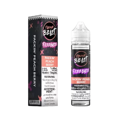 Flavour Beast Freebase – Packin Peach Berry E-Liquid