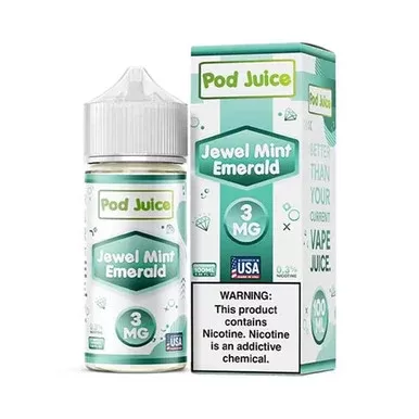 Jewel Mint Emerald Pod Juice 100mL - Nicotine Level#0mg>3mg>6mg>12mg