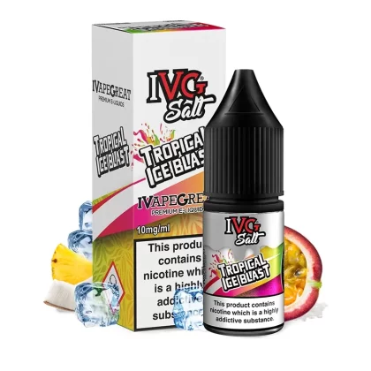Tropical Ice Blast Nic Salt E-Liquid by IVG Salt – 10ml