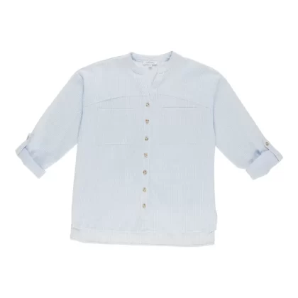 mySTYLE Women’s Stripe Linen Shirt
