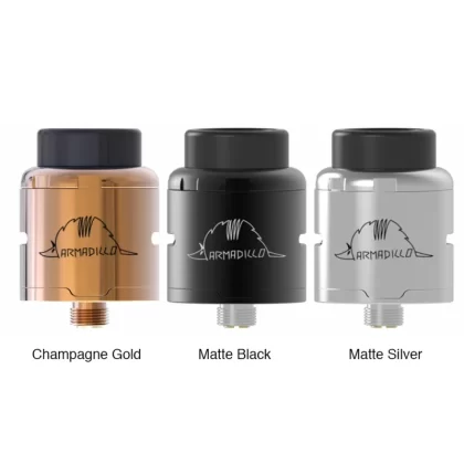 Oumier Armadillo RDA Atomizer 24mm - Matte Silver