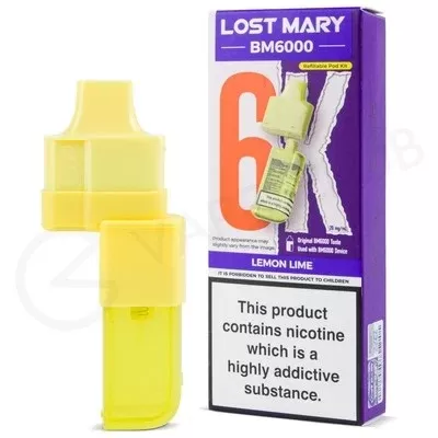 Lemon Lime Lost Mary BM6000 Refill Pack - Ecigpremium