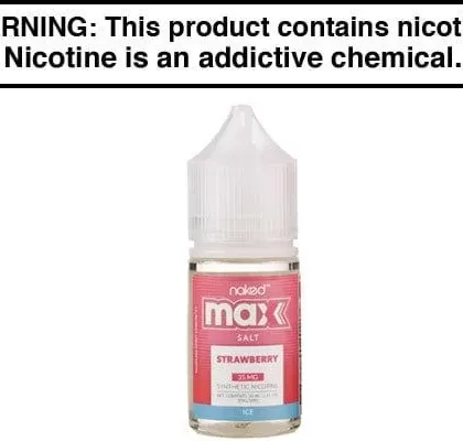 STRAWBERRY ICE BY NAKED MAX 30ML - Vapejuice