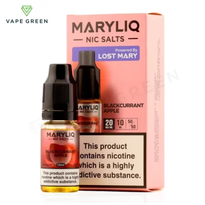 Blackcurrant Apple Nic Salt E-Liquid by Lost Mary Maryliq - Eliquidsupply