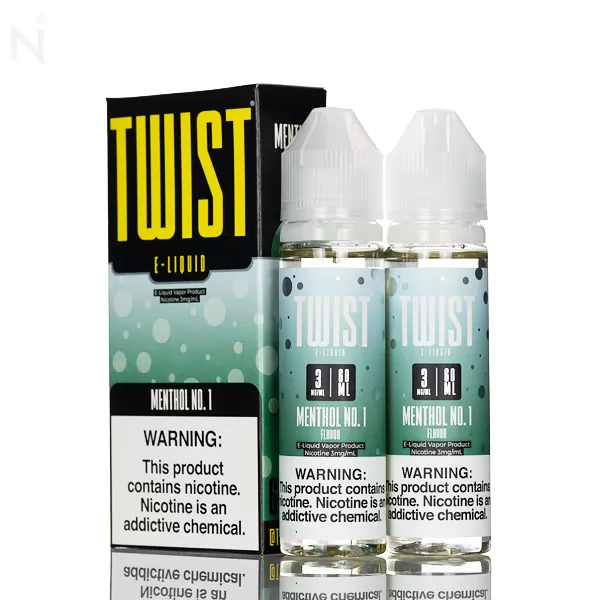 Twist E-Liquid - Menthol No. 1 - 60mL x 2 - 3mg