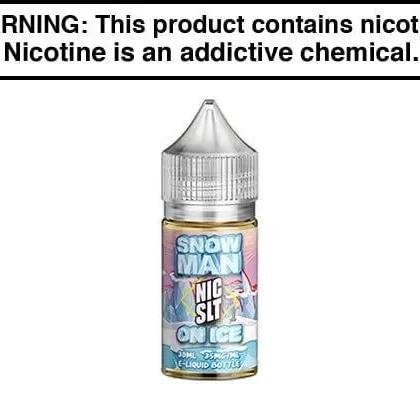 SNOW MAN ON ICE BY JUICE MAN SALTS 30ML - Vapejuice