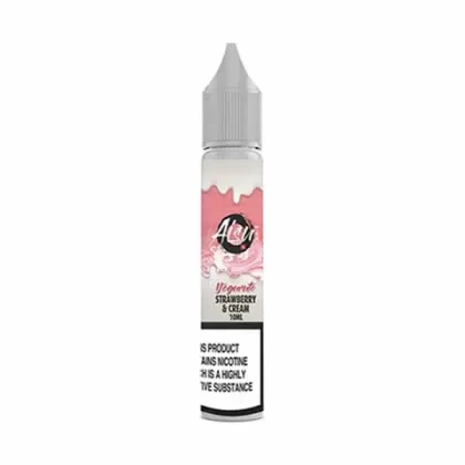 STRAWBERRY & CREAM NICOTINE SALT E-LIQUID BY AISU YOGURUTO SALTS