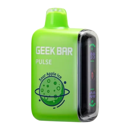 Sour Apple Ice Geek Bar Pulse - Site#VAP~Nicotine#50mg~Size#Single>5 Pack