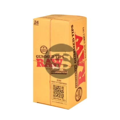 RAW Gummed Perforated Tips 24 Packs of 33
