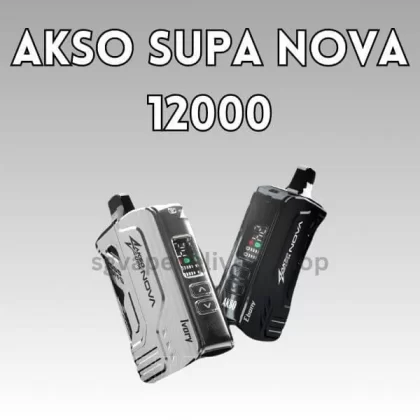 Akso Supa Nova 12000 Puffs - Starter Kit (Device + Cartridge) / Pineapple Mango