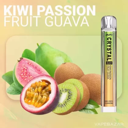 Aupo Crystal Bar – Kiwi Passion Fruit Guava - Aupo / 20mg/ml / ca. 600
