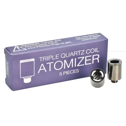 Pulsar Sipper Triple Quartz Coil Atomizers – 5 Pack