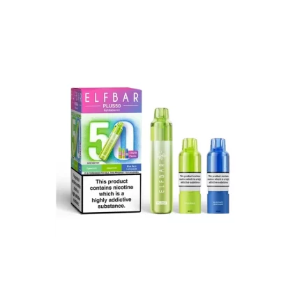 ELF BAR Plus 50 Prefilled Pod Kit Mint Edition - Strength#20mg