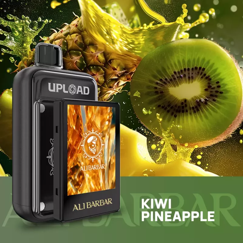ALIBARBAR UPLOAD 25000 PUFFS – Kiwi Pineapple - Oil Tank + Screen, Oil Tank Only