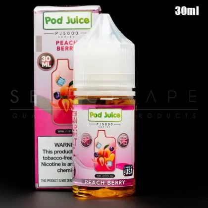 Pod Juice PJ5000 Series – Peach Berry Nic Salt 30ml