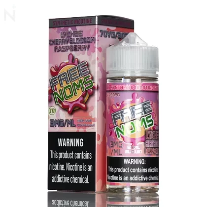 Freenoms E Liquid- Lychee Cherry Blossom Raspberry - 120mL - 6mg