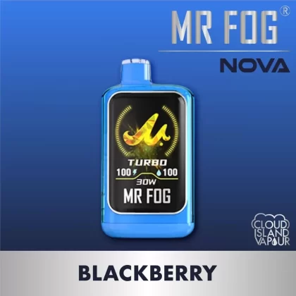MR FOG NOVA 36K Disposable Vape – Blue Razz Steezy Blackberry