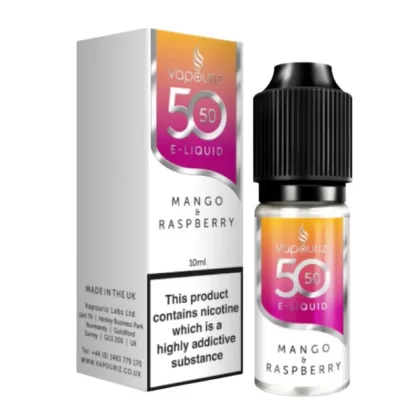 Mango & Raspberry E-Liquid 50/50 Series by Vapouriz (10ml) - 3mg