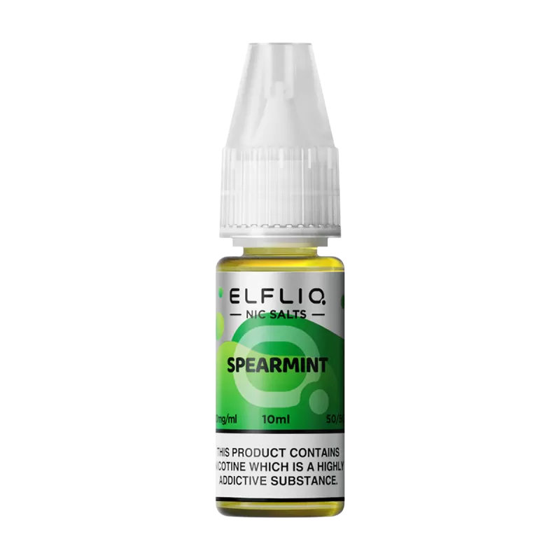 Spearmint Elfliq Nic Salt by Elfbar - 10ml - 5mg