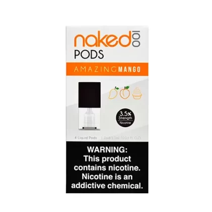 Amazing Mango – Pack of 4 Pods by Naked 100 Pod System