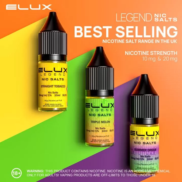 Elux Legend Nic Salts E-Liquid - Image 2