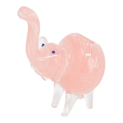 Pink Grand Elephant Pipe – 4in