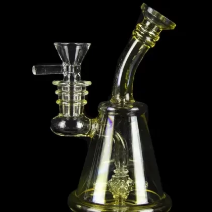 Sesh Supply “Nymph” – 5″ Mini Beaker Propeller Perc Rig