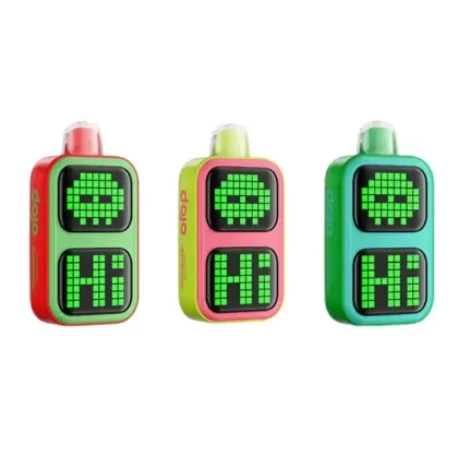 DOJO PIXEL 35000 Disposable Vape (5%, 35000 Puffs) - Blue Razz Ice, Grape Mojo