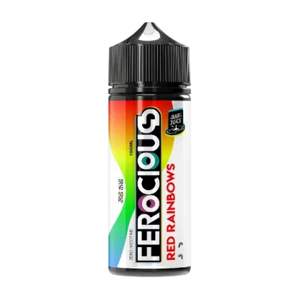 FEROCIOUS BAR JUICE RED RAINBOW 100ML SHORTFILL E-LIQUID