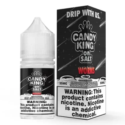 Worms Nicotine Salt by Candy King On Salt