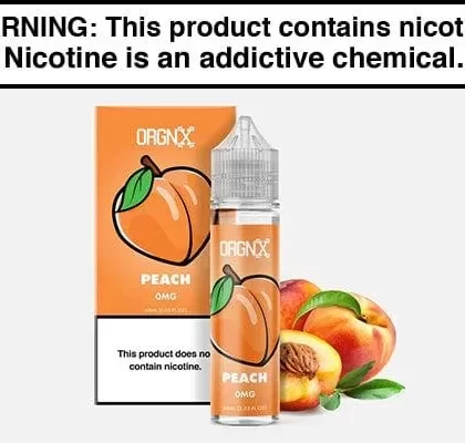 PEACH BY ORGNX 60ML - Vapejuice
